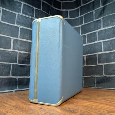 Rogers Vintage Blue Snare Drum Case + Rogers 4843 Mallets w/ Cover 1956–1965 image 3