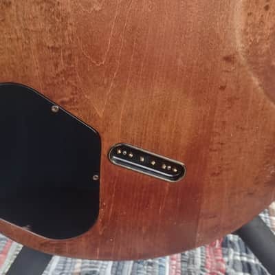 Gibson L6S Deluxe 1974-75 - Bourbon-Walnut (Refinished) Original Wine Red image 7
