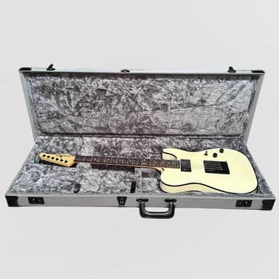 Schecter USA Custom Shop PT HH Electric Guitar - Vintage White image 13