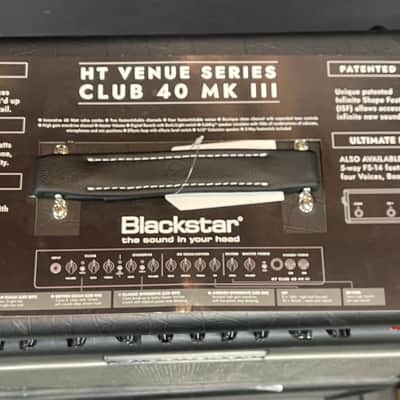 Blackstar HT Club 40 MK III 2-Channel 40-Watt 1x12" Guitar Combo 2023 - Present - Black image 2