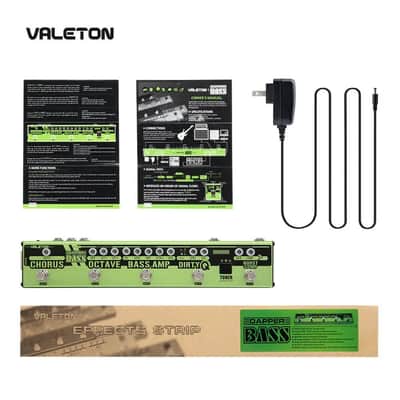 Valeton VES-2 Dapper BASS Multi Effects Pedal Strip 6 in 1 Multi Effect Bass Tuner,Chorus,Octaver,Dirty Q & Boost Comp,Tuner,price include the import duty for US buyer image 5
