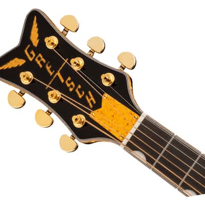 Gretsch G5021E Rancher Penguin Parlor Acoustic/Electric- Black w/ Rosewood FB image 4