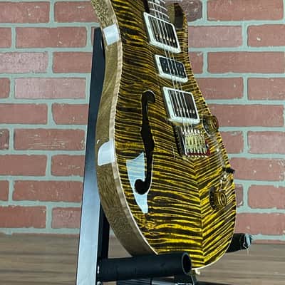 PRS 40th Anniversary Special Semi-hollow 22 Limited Edition Electric Guitar - Yellow Tiger image 13