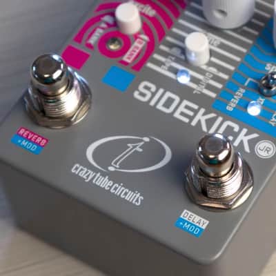 Crazy Tube Circuits Sidekick JR with XT Footswitch - Modulation, Delay, Reverb - Demo Unit! image 5
