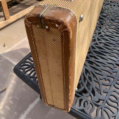 1958 USA Tweed Fender Precision/Jazz Bass Guitar Case, Reissue! image 6