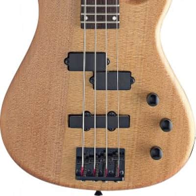 Stagg BC300-NS Fusion Solid Alder Body Hard Maple Neck 4-String Electric Bass Guitar - Natural Satin image 2