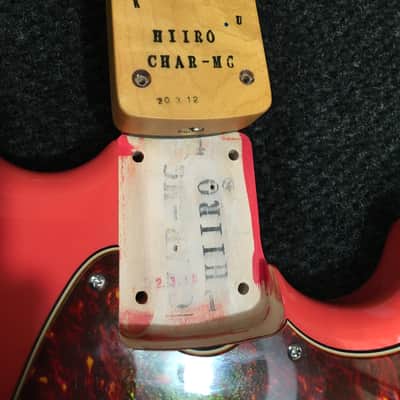 2020 Fender Char Artist Series Mustang Limited Edition Hiiro Red Made in Japan image 17