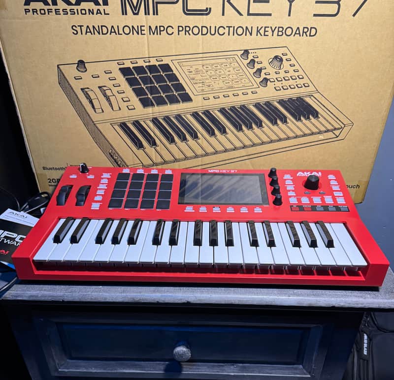 Akai MPC Key 37 Standalone Workstation Synthesizer 2024 - Present - Red image 1