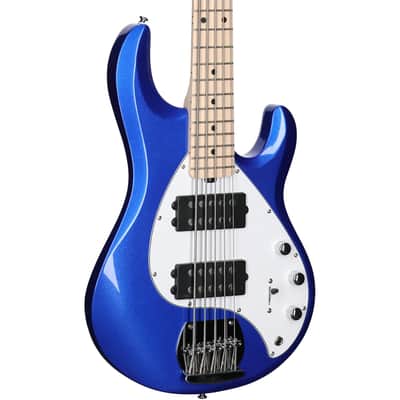Sterling by Music Man Ray5HH Electric Bass, 5-String, Cobra Blue image 1