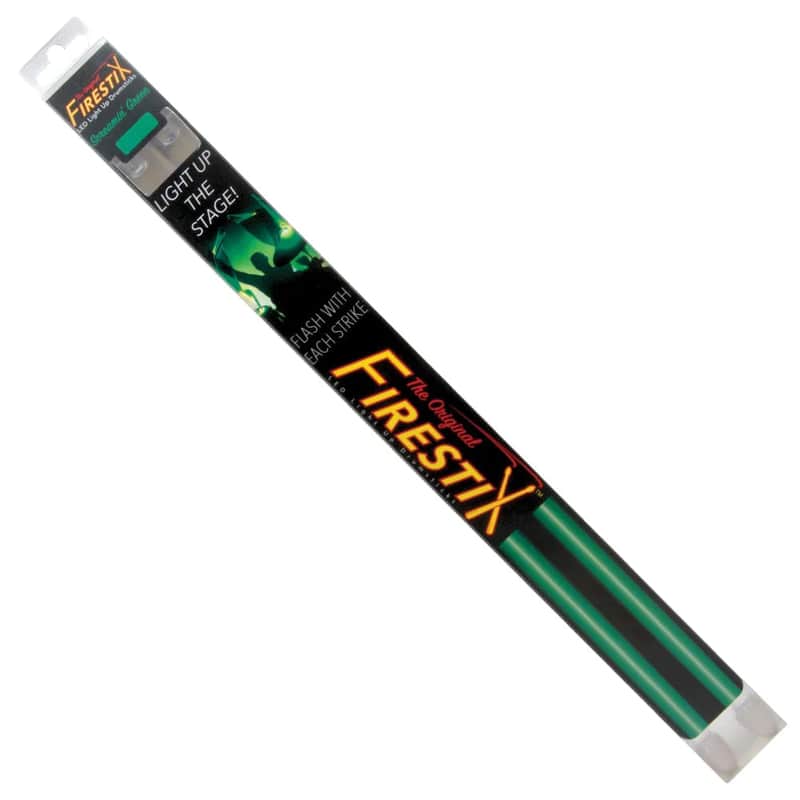 Light Up FireStix Drumsticks Screamin' Green image 1