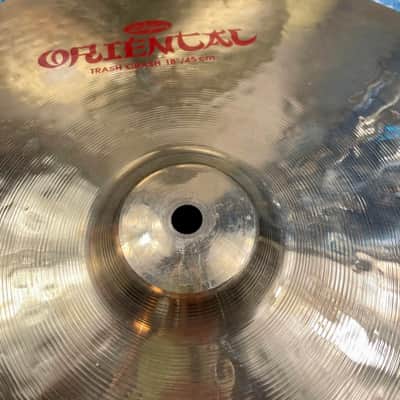 ULTRA RARE SUPER LIGHT 18” Zildjian ORIENTAL TRASH Crash 1275g image 3