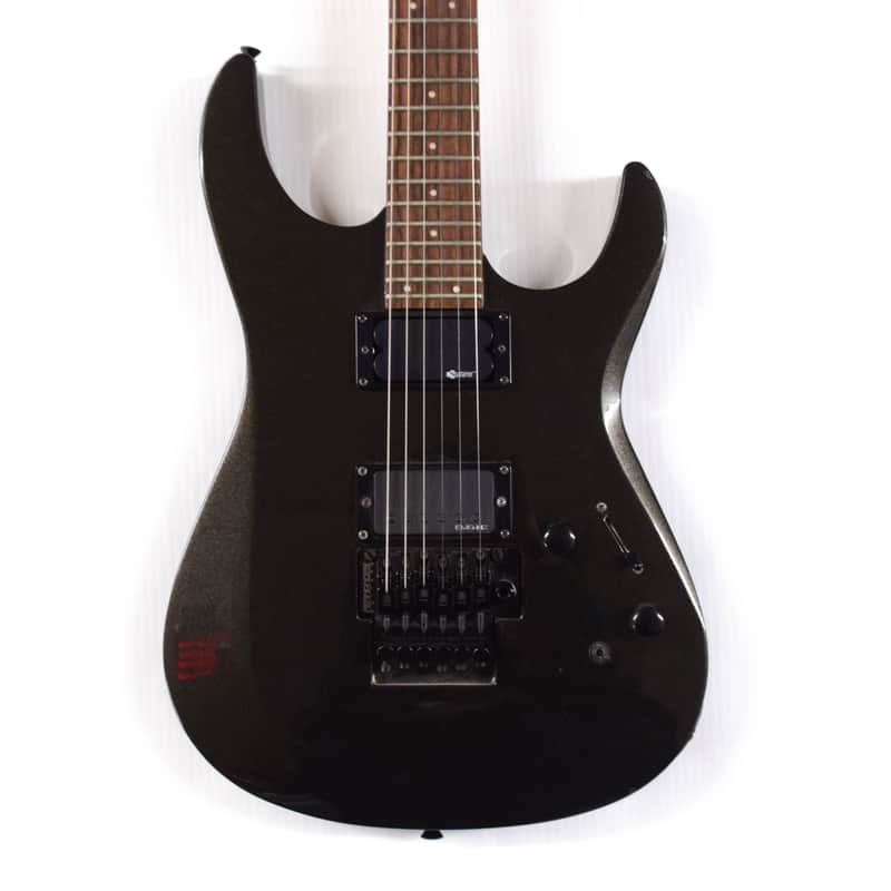 Fernandes FR Model Black Solid Body Electric Guitar image 1