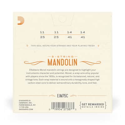 D'Addario Monel Nickel Mandolin Strings 11-41 image 6