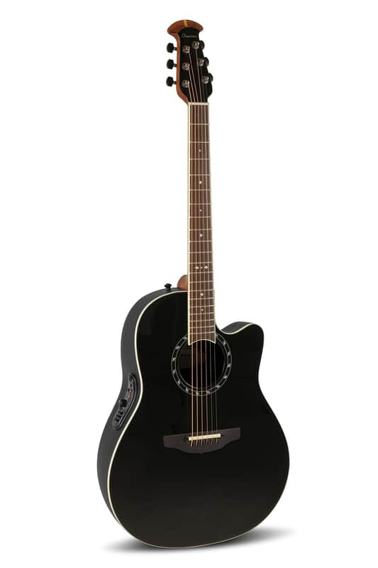 Ovation Electric Acoustic Guitar Pro Series Standard Balladeer 2771AX - Solid A-Grade Sitka Spruce Top (2771AX-5-G)