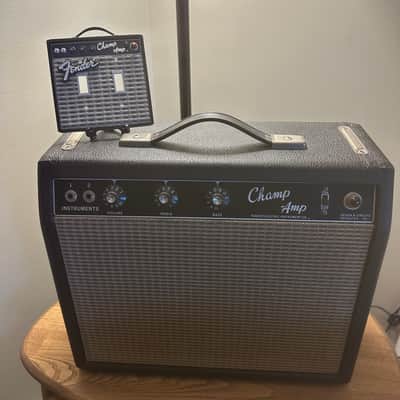 Bbguitar Fender Champ Amp Inspired Switch Plate 2025 - Blackface image 3