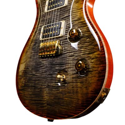 PRS Wood Library Custom 24 10-Top Flame - Burnt Maple Leaf image 8