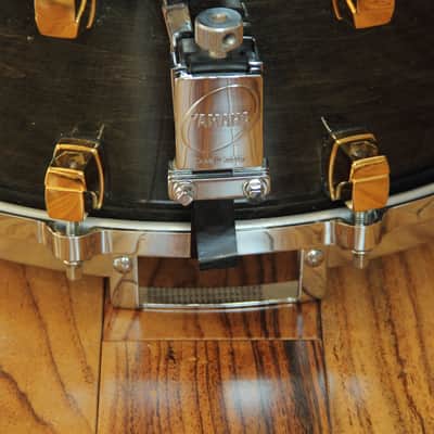 Yamaha Maple Custom - black maple 14x6.5 snare image 6