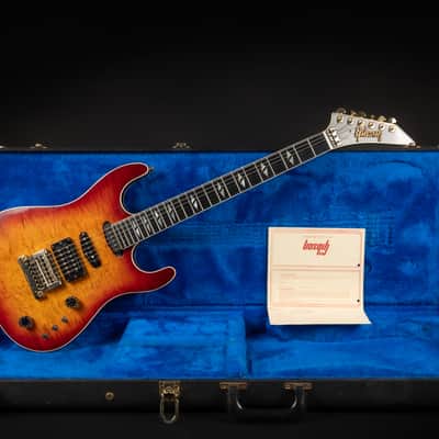 1987 Gibson US-1 - Sunburst | USA Vintage Super Strat HSS Quilt Maple Top Factory Kahler Tremolo Ebony Fretboard 24 Frets | CoA OHSC image 2