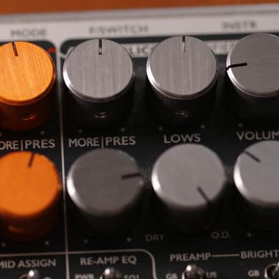 Origin Effects RevivalDrive Custom Ghosting Overdrive with Secondary EQ Controls 2010s - Silver/Orange image 10