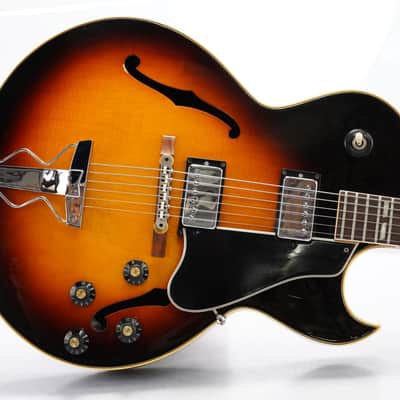 1968 Gibson ES-175 Sunburst Hollow Body Jazz Electric Guitar w/ Case #53302 image 2