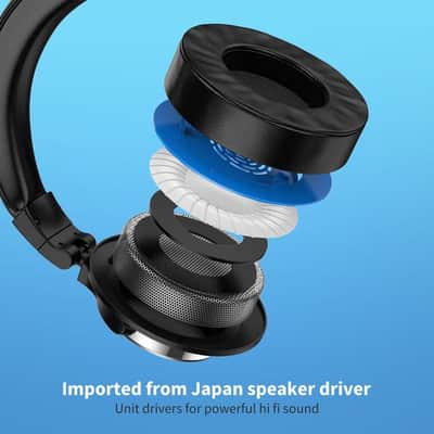 Adapter-Free Closed Back Over-Ear DJ Stereo Monitor Headphones Professional image 2