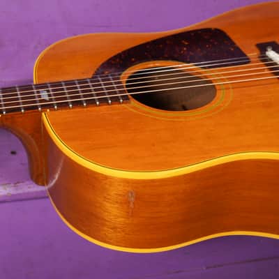 1966 Epiphone FT-79 Texan (Gibson) Slope Dreadnought Guitar (VIDEO! Fresh Work, Ready) image 10