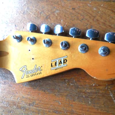 Fender Lead II Neck 1980.  Original Post-CBS Strat Maple Neck w/ Fender Tuners. image 2