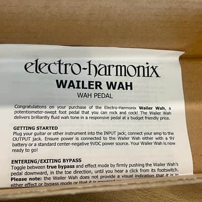 Electro-Harmonix Wailer Wah 2016 - Present - Black image 4