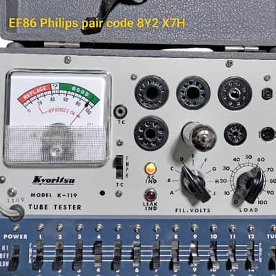Philips EF86 Pair Mesh (Holland X7H) – Vintage Tested image 5