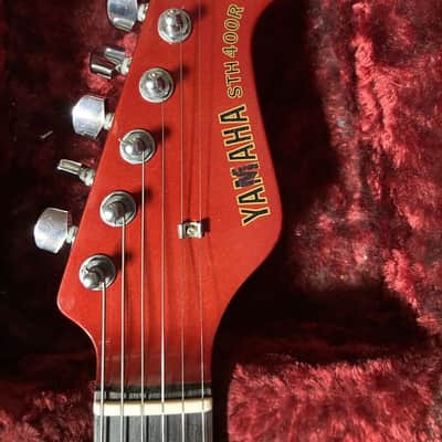 Yamaha STH-400R Red Made In Japan Electric Guitar Used image 4