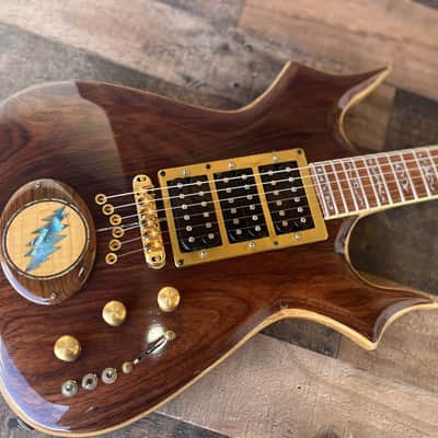 Phiga Guitars Jerry Garcia tribute lighting Bolt 2023 - Cocobolo with case! image 5
