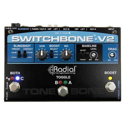 Tonebone SWITCHBONE-V2 Pédale ABY/C à interrupteur optique image 2