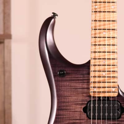 Musicman JP15 Electric Guitar - Roasted Maple Fingerboard, Flame Trans Black Burst image 5