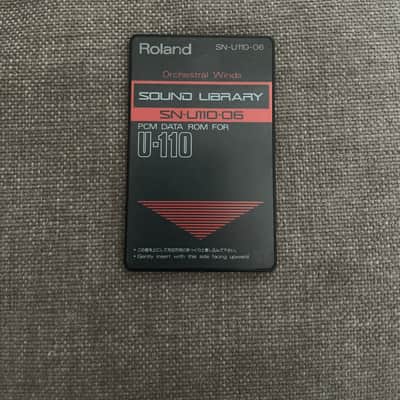 Roland  Sn-u110-06 orchestra wind rom card