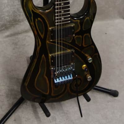 Unbranded "Home Brew" electric guitar with EMG pickups & Floyd Rose image 7