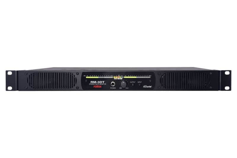 Fostex RM-3DT 1U Stereo Rack Monitor with Dante image 1