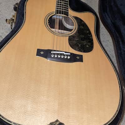 MINT, RARE, HANDBUILT COLLECTOR Takamine Miyabi Dreadnought Cutway Acoustic Guitar image 15