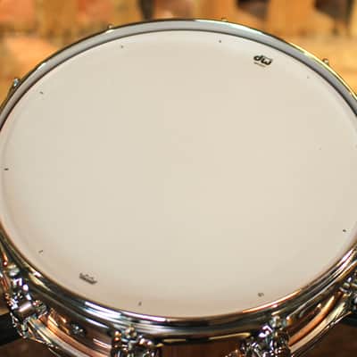 DW 4x14 Collector's Polished Copper Snare Drum - DRVP0414SPC image 4