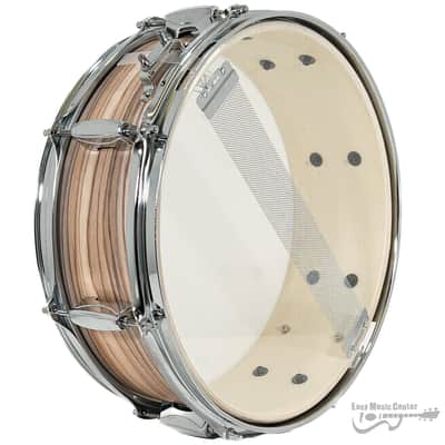 Tama IES145NZW 5x14 Snare Drum, Imperial Star Poplar, Natural Zebrawood Wrap image 2
