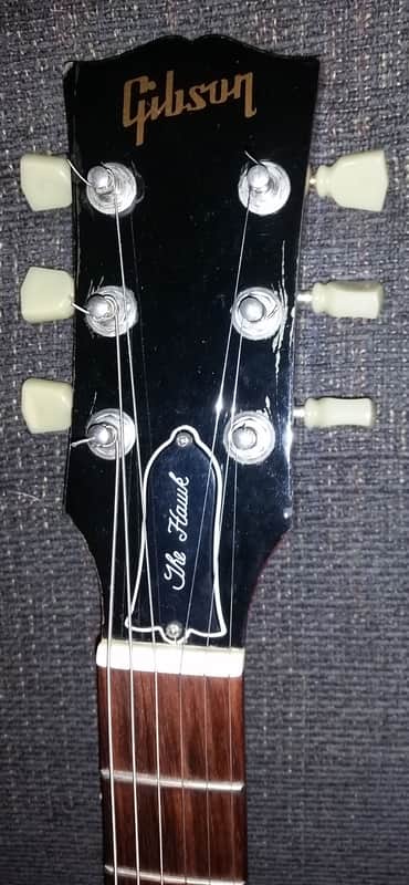 Rare Gibson "The Hawk" guitar - red image 1