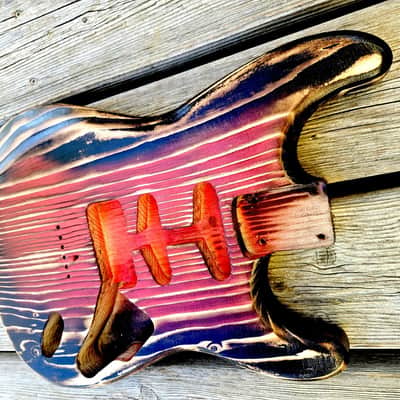 Stratocaster body, barncaster, HSS hardtail image 2
