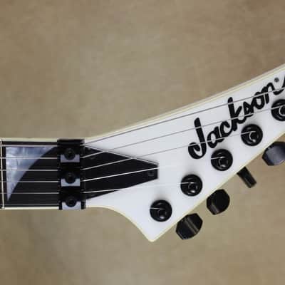 Jackson USA Custom Shop SL2H Speed Neck Soloist Snow White Reversed Headstock image 10