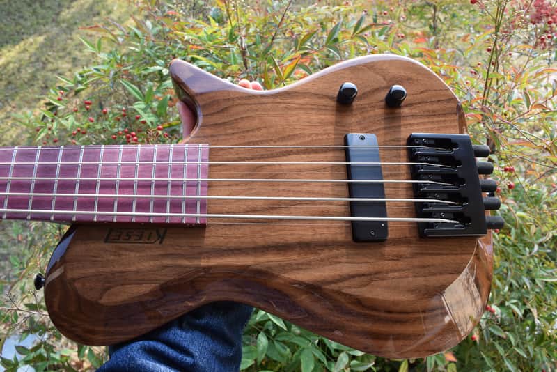 Kiesel Zeus Bass, 5 string ZB5 model , 2018 , exotic wood build, Outstanding condition & tone image 1