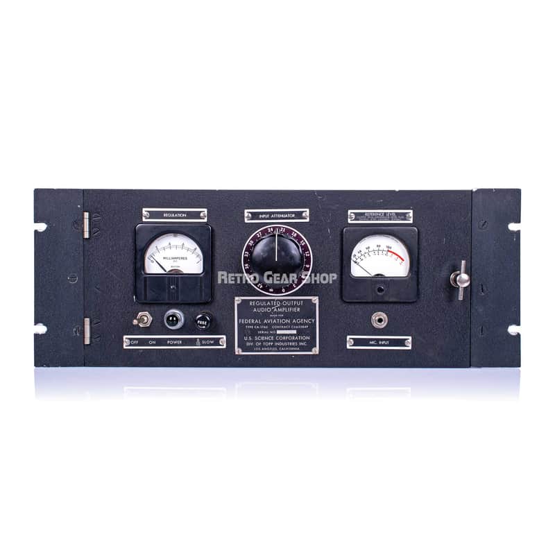 Federal Aviation Agency CA-1763 Rare Vintage Tube Compressor CAA Tri-Tronics ROAA Regulated Output Audio Amplifier image 1