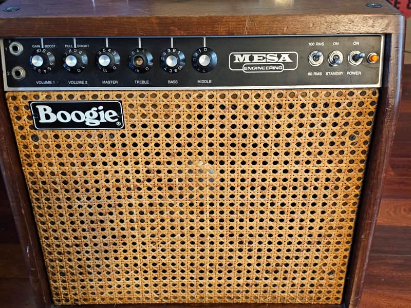 Mesa Boogie Mark 1  1977 60/100-Watt 1x12" Guitar Combo  Hardwood Wicker Grill image 1