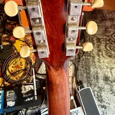 Gibson SG Junior 1964 - matte brown with gold stripes image 18