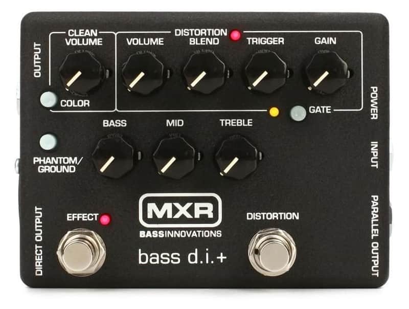 Dunlop MXR M80 Bass DI+ Preamp/DI/Distortion pedal image 1