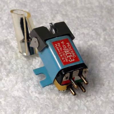 70's Pickering V-15/ACE-3 Turntable Phono Cartridge with Brand New NOS Polished Diamond Conical Tip Stylus, Screws in Excellent Condition! image 5