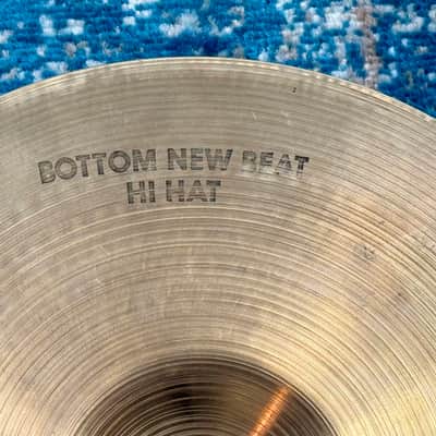 EARLY THIN 13” Zildjian A NEW BEAT Hihats 762g 1116g image 8