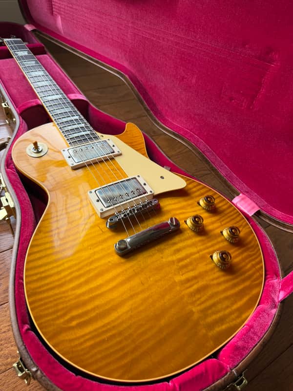 2026 Gibson Custom Shop Les Paul Standard ‘59 Reissue R9 VOS - Dirty Lemon Burst image 1